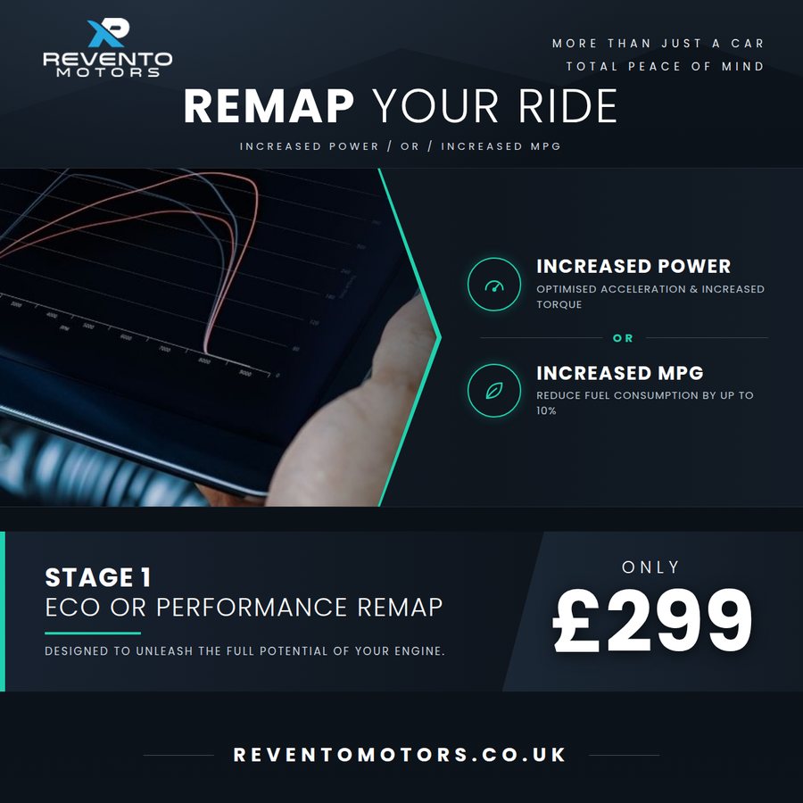 Stage 1 eco or performance remap, standalone £299.
